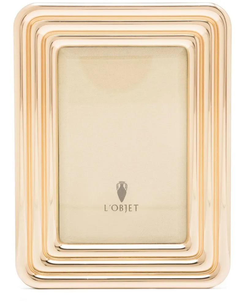 L’OBJET Eckiger Concorde Bilderrahmen - Gold Gold