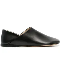 Loewe Ballerinas mit runder Kappe Schwarz