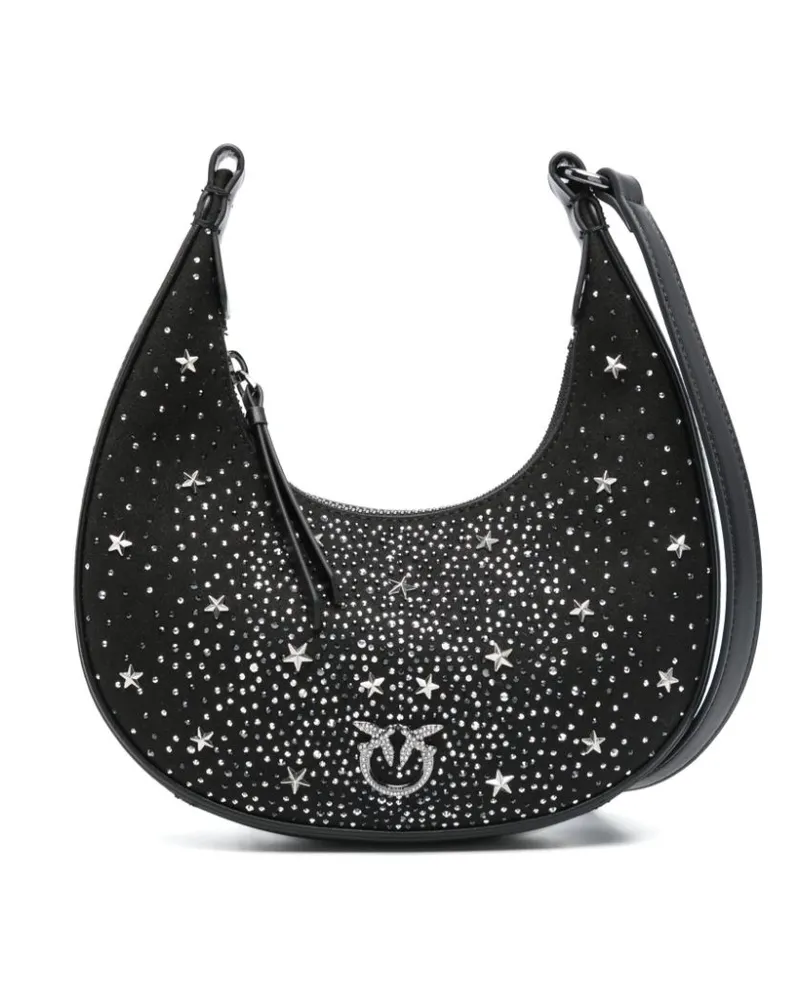 Pinko Mini Brioche Schultertasche - Schwarz Schwarz
