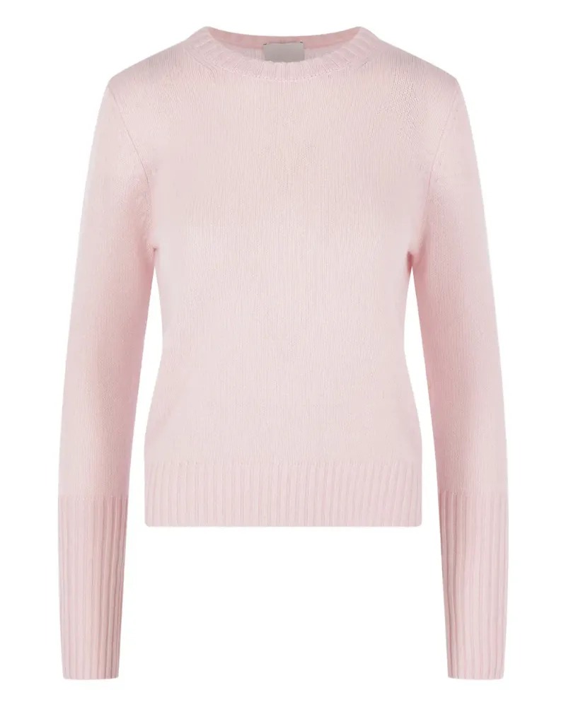 ALLUDE ribbed cashmere sweater - Rosa Rosa