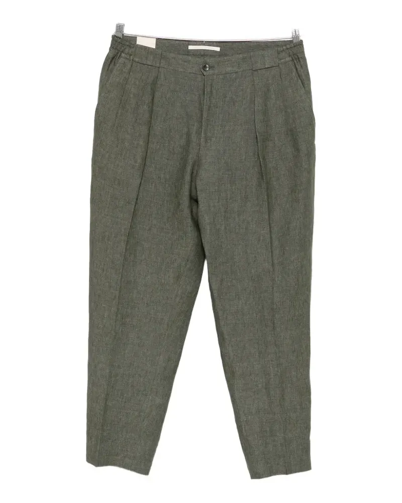 Briglia 1949 Portobellos linen trousers - Grün Grün