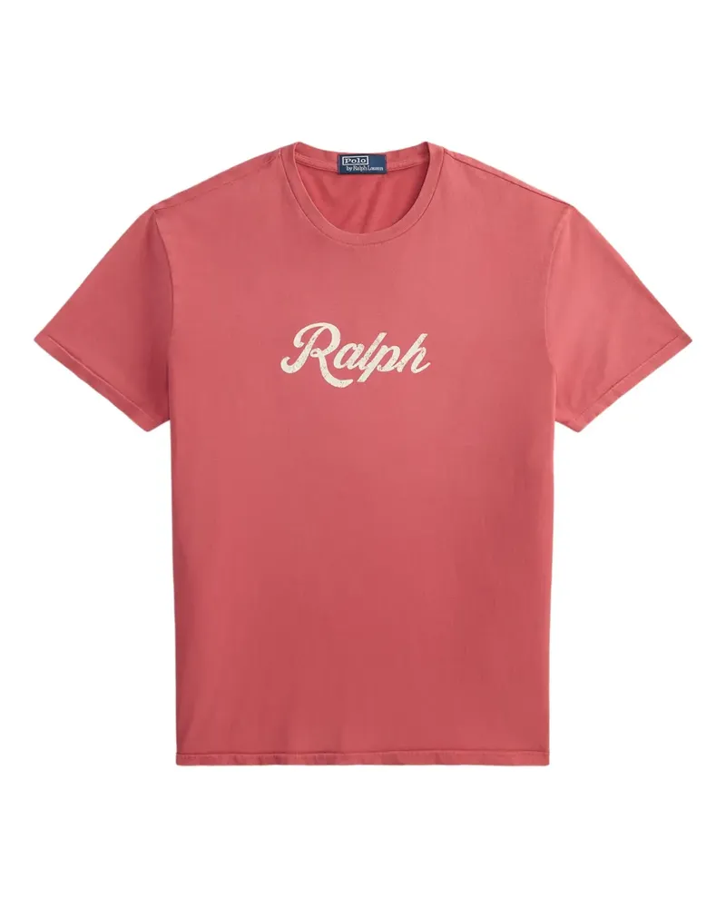 Ralph Lauren T-Shirt mit Ralph-Print - Rot Rot