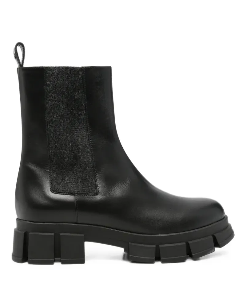 Lorena Antoniazzi Chelsea-Boots mit dicker Sohle - Schwarz Schwarz