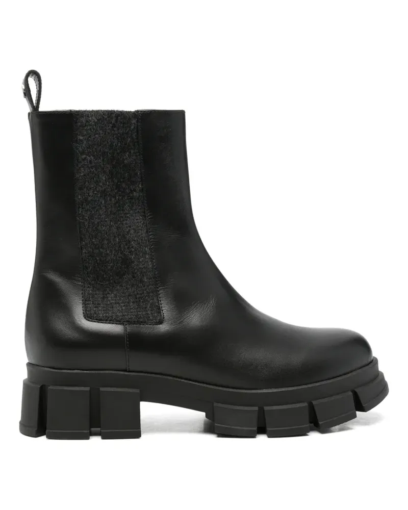 Lorena Antoniazzi Chelsea-Boots mit dicker Sohle - Schwarz Schwarz