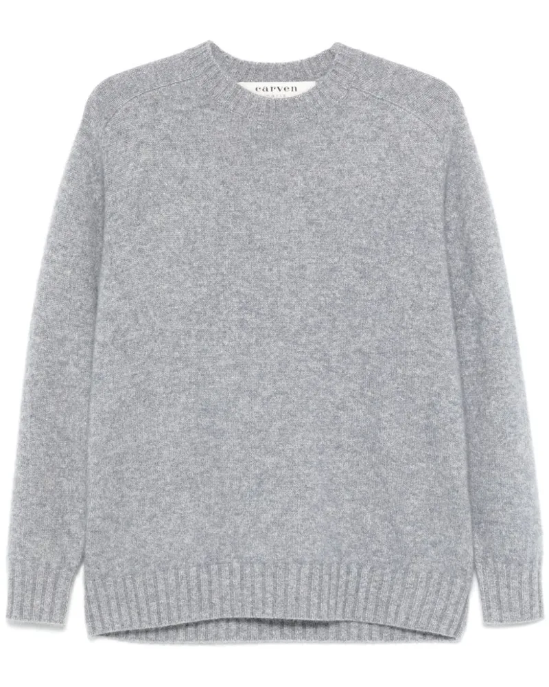 Carven Klassischer Kaschmirpullover - Grau Grau