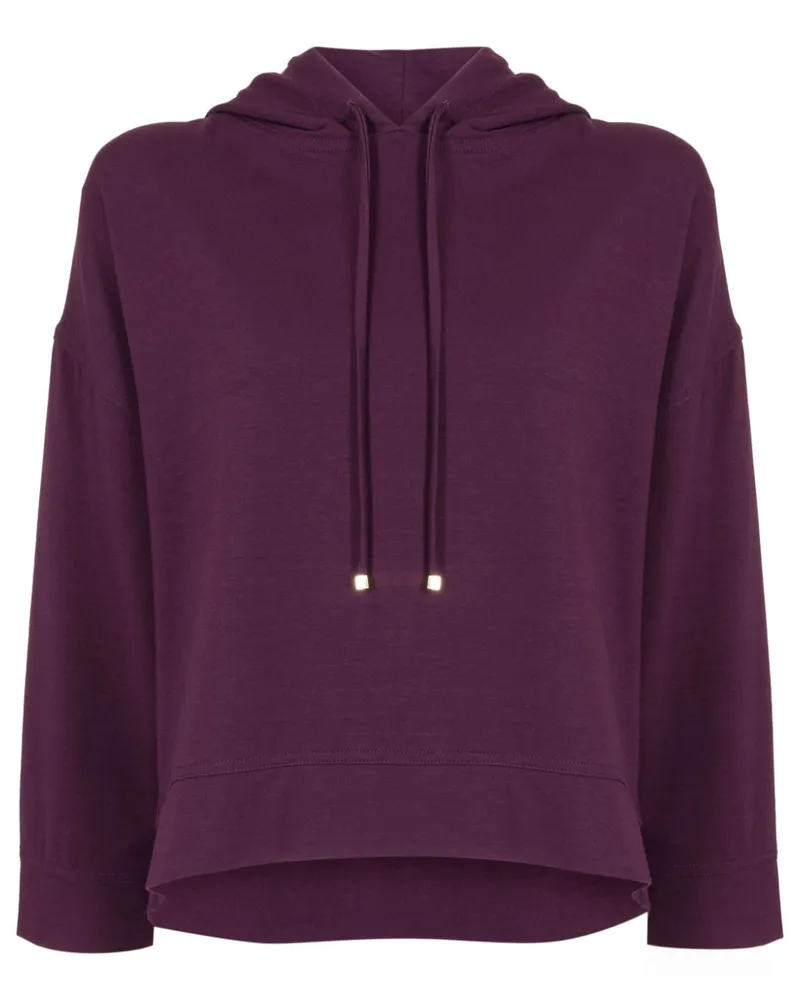 Lenny Niemeyer Cropped-Hoodie mit Kordelzug - Violett Violett