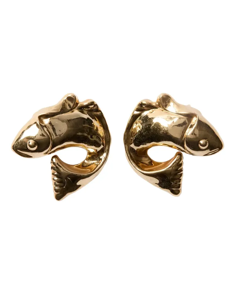Jacquemus The Poisson earrings - Gold Gold