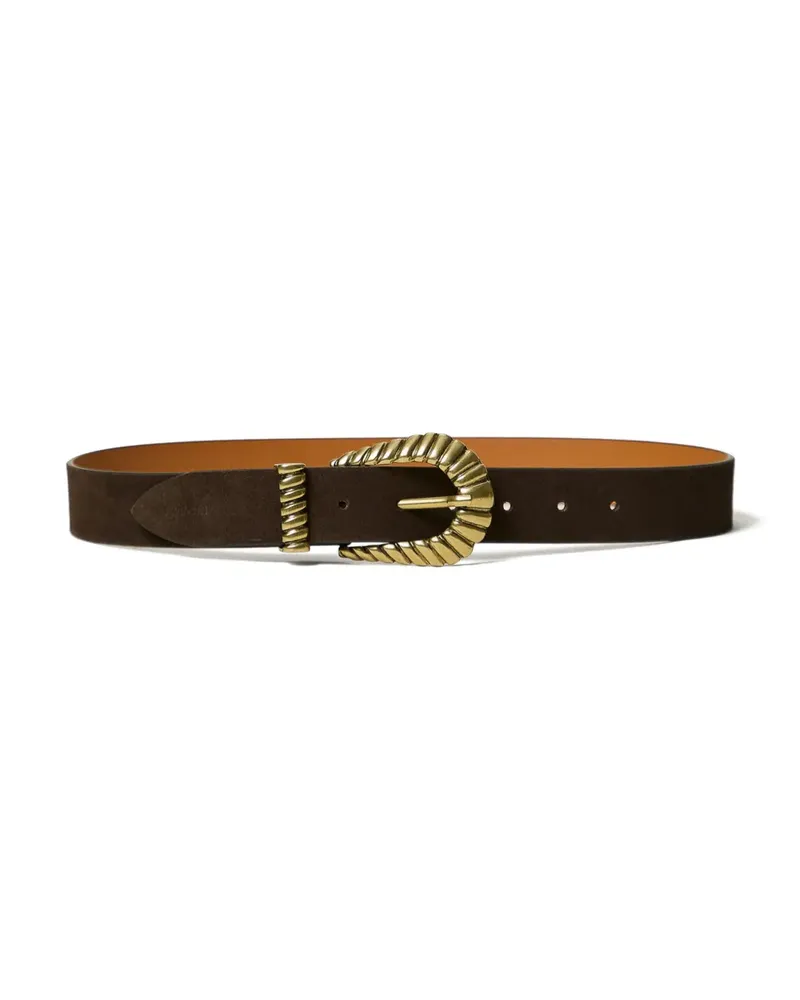 Twin-Set suede belt - Braun Braun