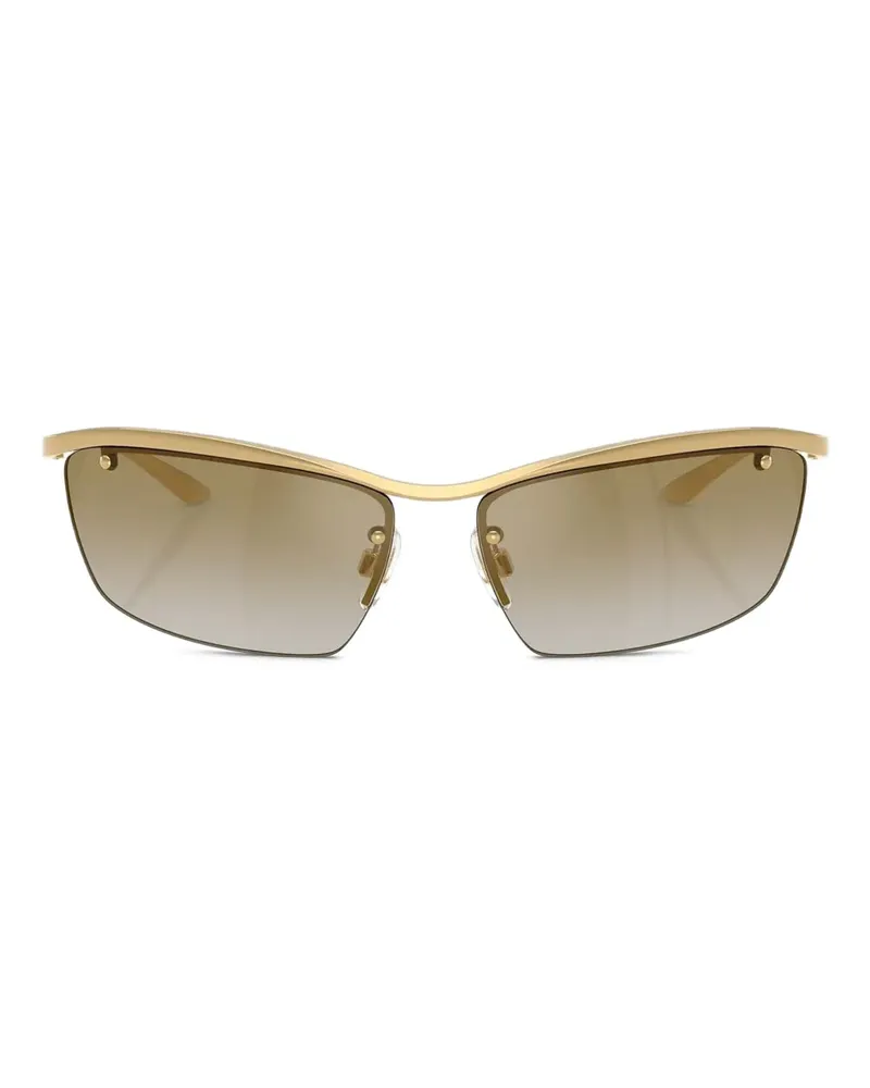 Dolce & Gabbana Sonnenbrille mit Shield-Gestell - Gelb Gelb