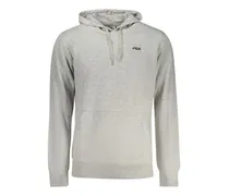 logo-detail drawstring hoodie - Grau