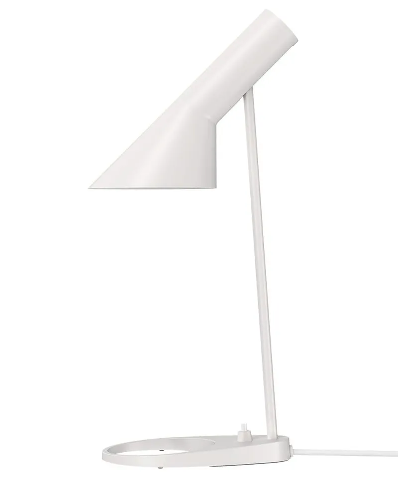 Louis Poulsen AJ Mini Tischlampe aus Stahl - Weiß Weiß