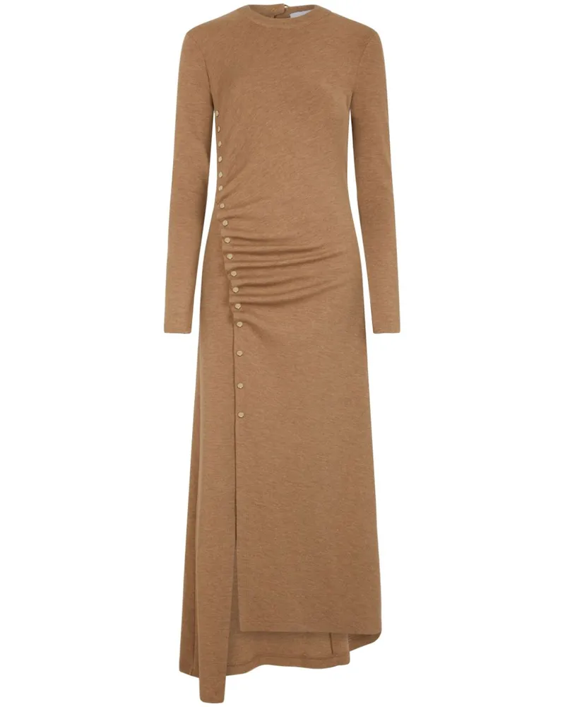 Paco Rabanne Asymmetrisches Kleid - Braun Braun