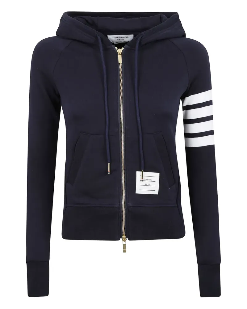 Thom Browne Hoodie mit Kordelzug - Blau Blau
