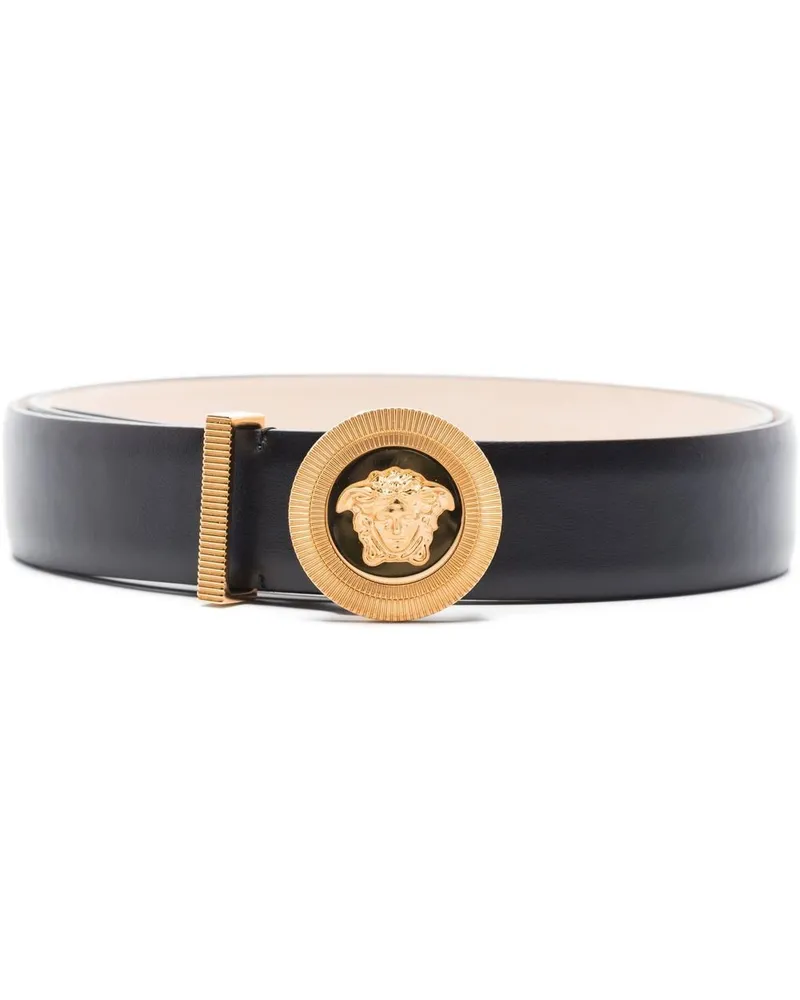 Versace Medusa Biggie Gürtel - Schwarz Schwarz