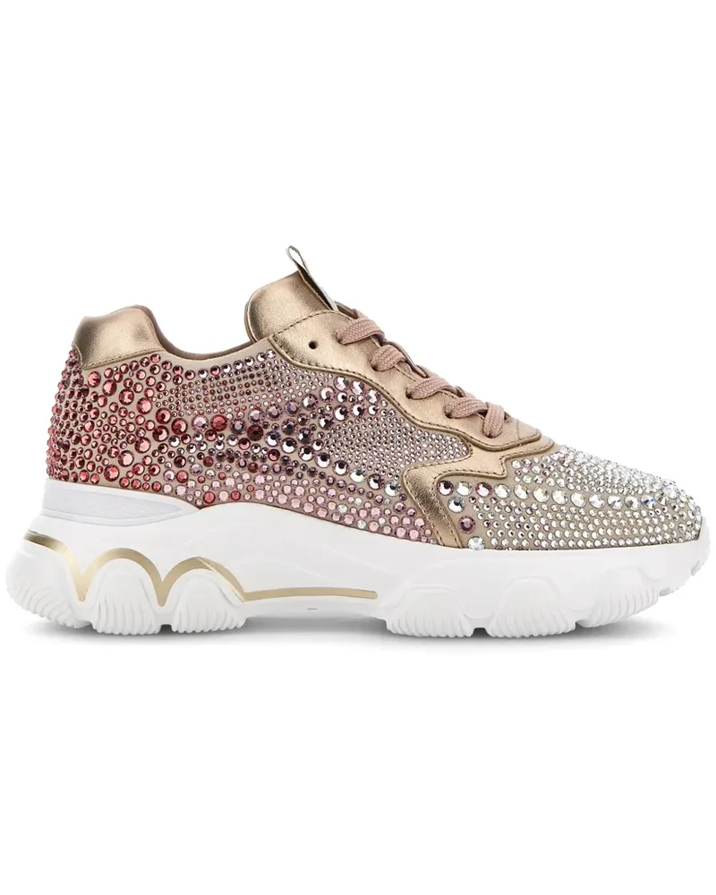 Hogan Hyperactive Sneakers mit Strassverzierung - Rosa Rosa