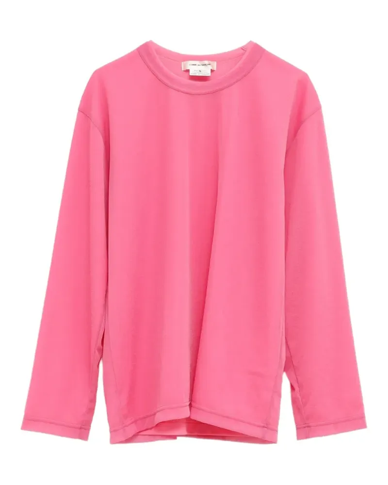 Comme des Garçons Klassisches Langarmshirt - Rosa Rosa