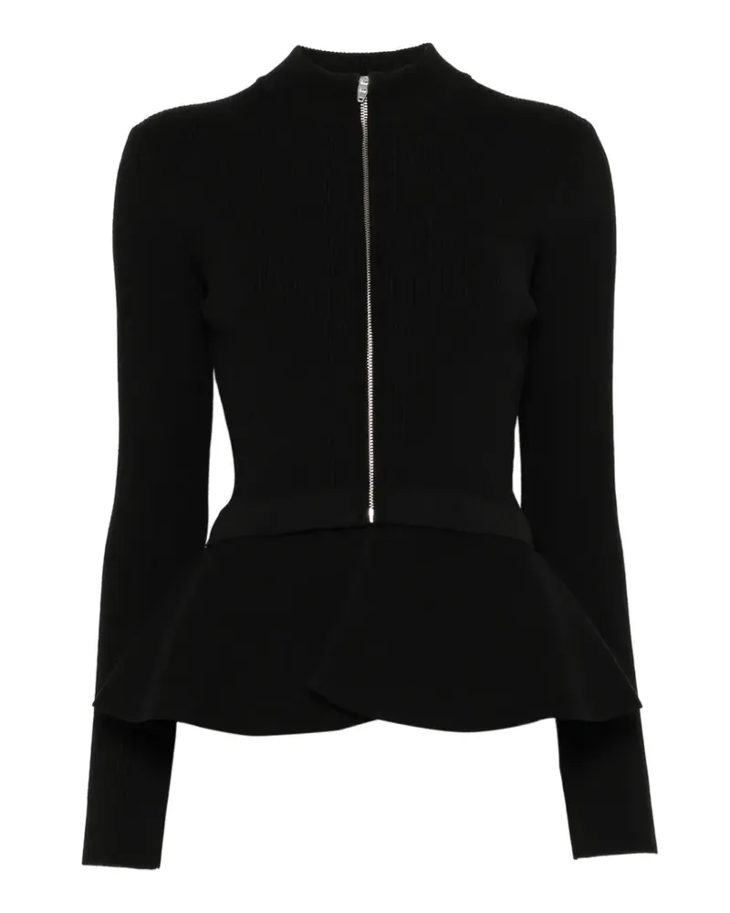 JUUN.J Cardigan mit Schößchen - Schwarz Schwarz