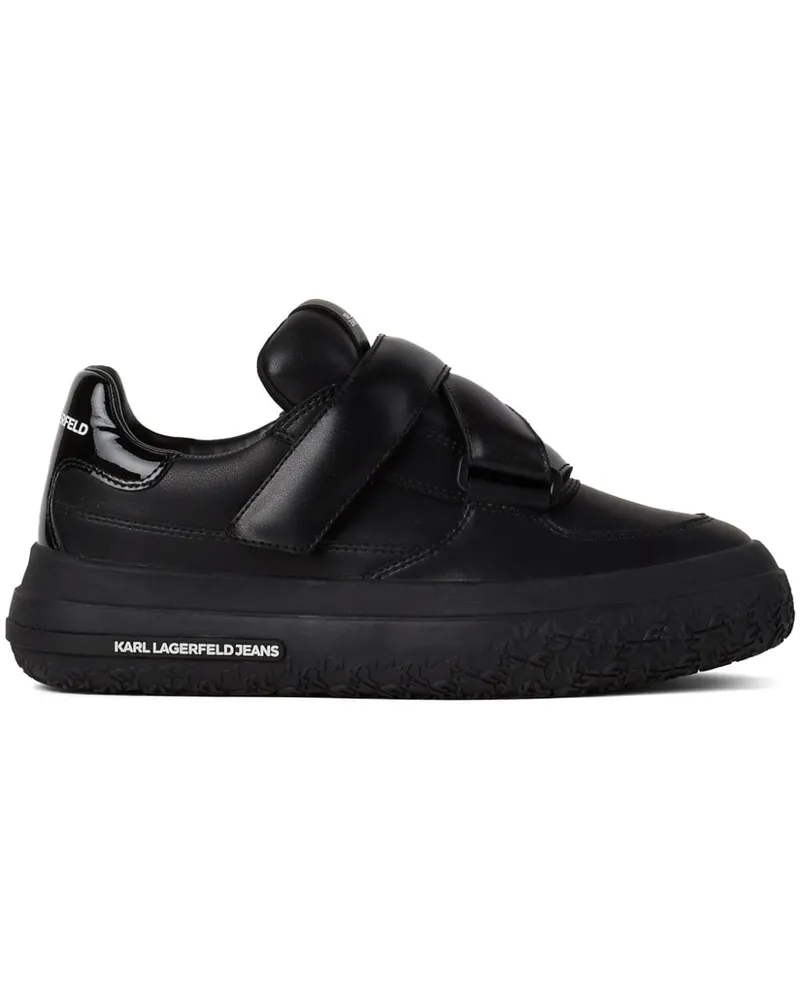 Karl Lagerfeld Kup Strap Sneakers - Schwarz Schwarz
