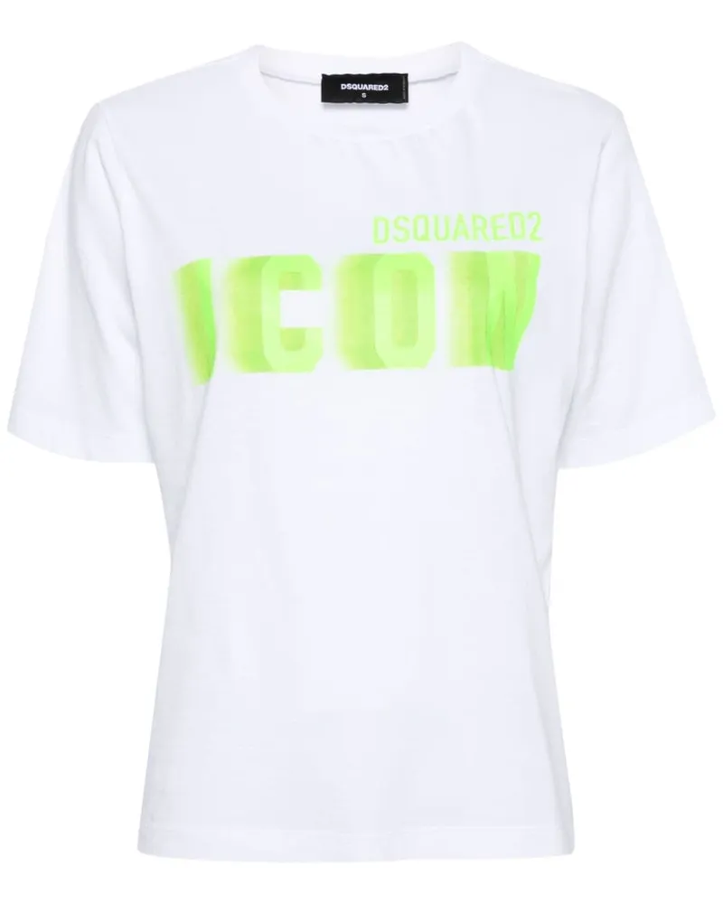 Dsquared2 Icon Blur T-Shirt - Weiß Weiß