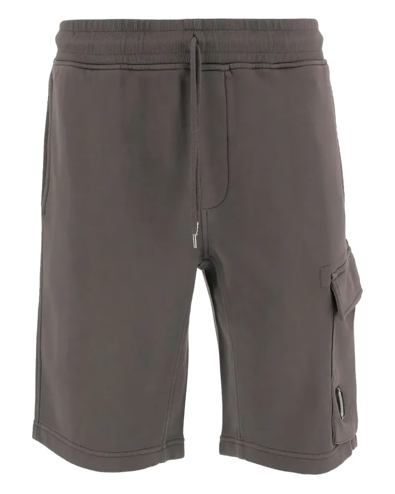 C.P. Company drawstrings cargo track shorts - Grau Grau