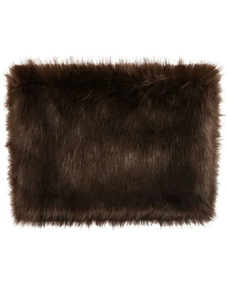Rosetta Getty x Violet Getty Hut aus Faux Fur - Braun Braun