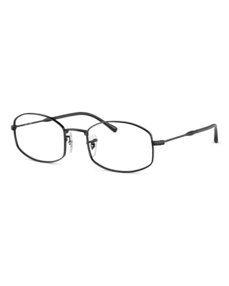 Ray Ban Brille mit geometrischem Gestell - Schwarz Schwarz