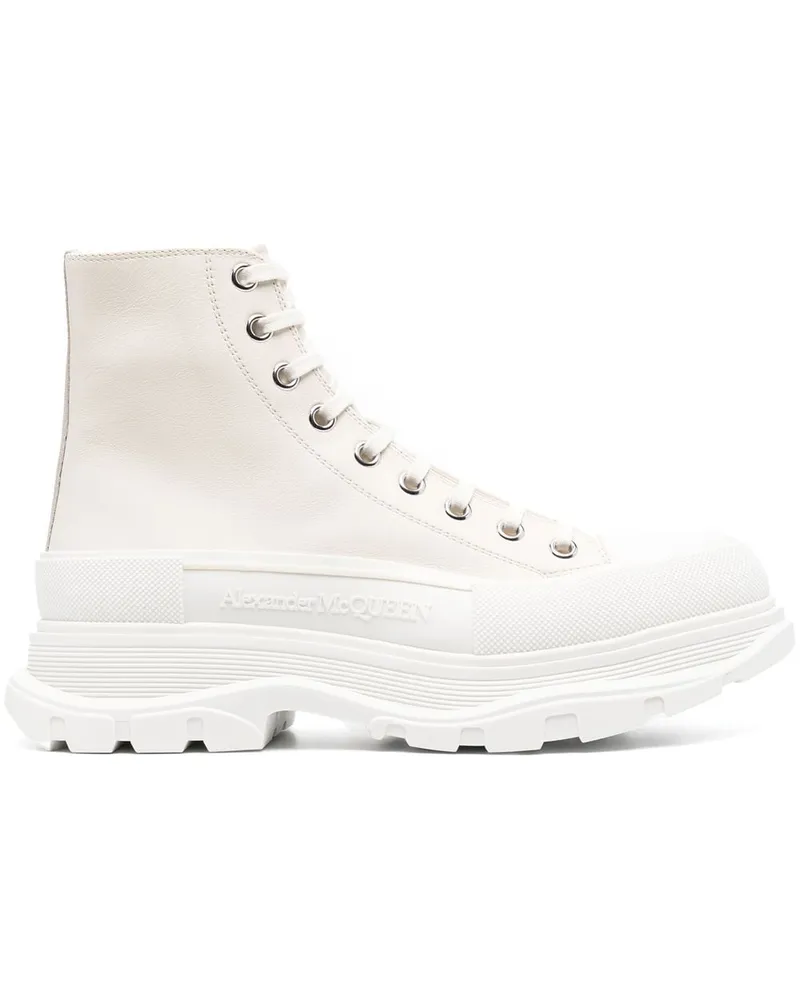 Alexander McQueen Tread Slick Schnürstiefel - Nude Nude