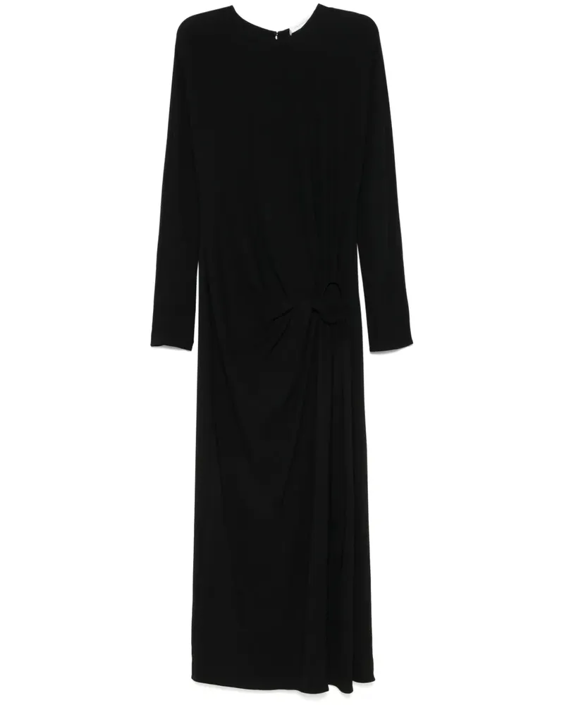 Christopher Esber Gerafftes Maxikleid - Schwarz Schwarz