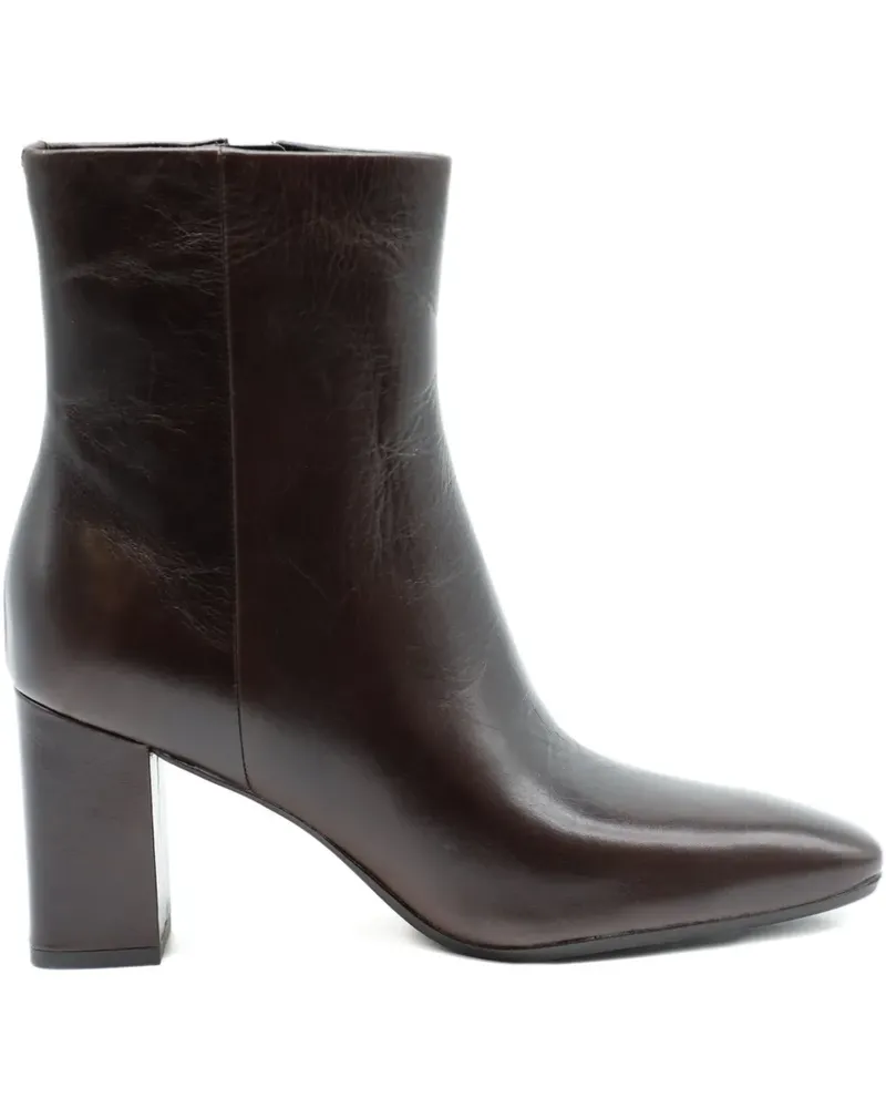 Veronica Beard Cera Stiefel mit Blockabsatz 76mm - Braun Braun