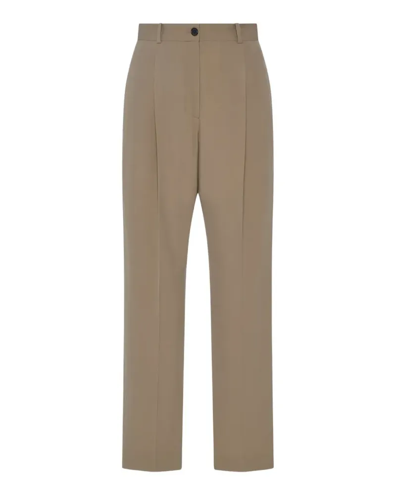The Row Gianni Hose aus Wolle - Nude Nude