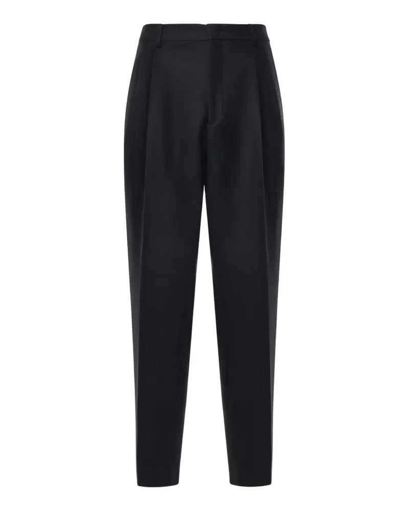 Be Able pleated tapered-leg trousers - Schwarz Schwarz