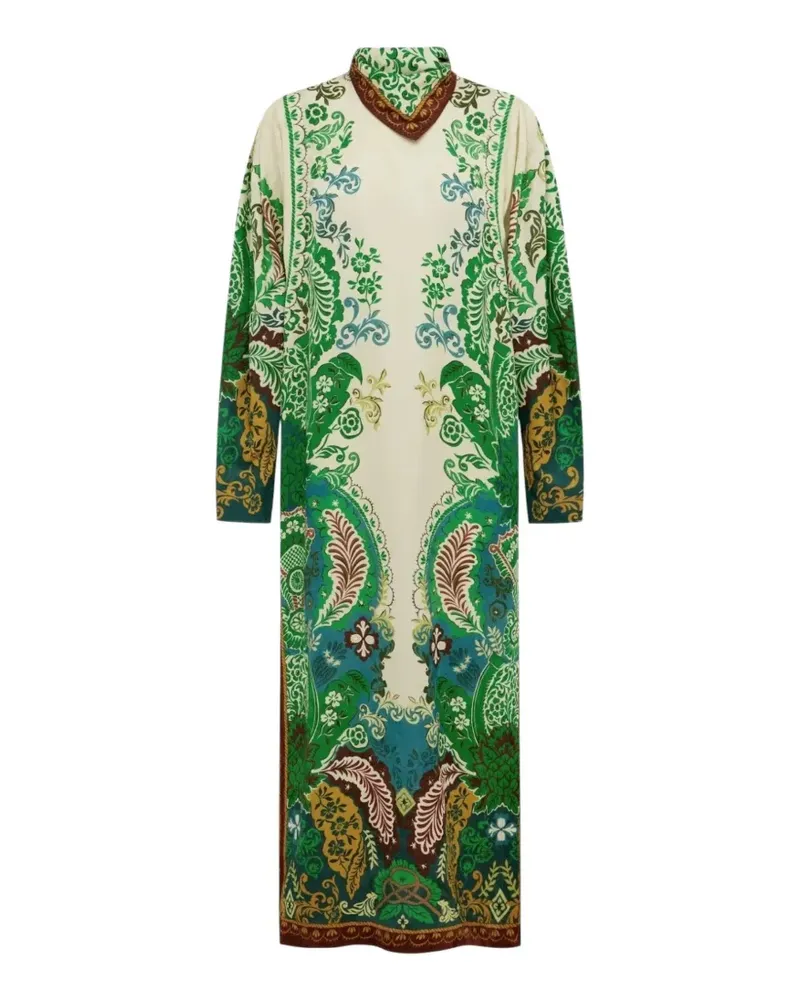 ALEMAIS Florence Kleid mit Blumenprint - Nude Nude