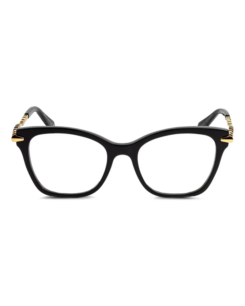 Bulgari Serpenti cat-eye glasses - Schwarz Schwarz