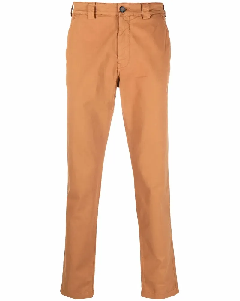 Kenzo Schmale Hose mit Logo-Patch - Braun Braun