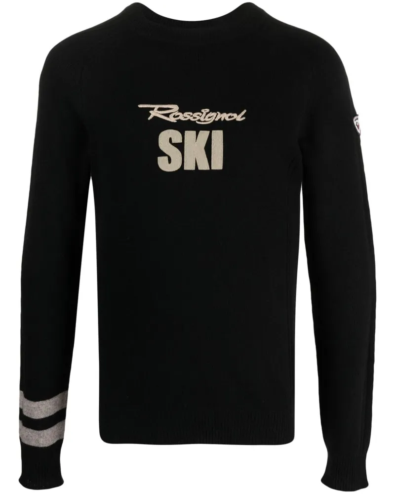 Rossignol Signature Pullover mit Logo-Stickerei - Schwarz Schwarz