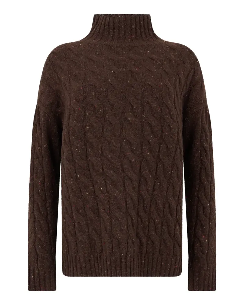 Max Mara cable-knit turtleneck sweater - Braun Braun