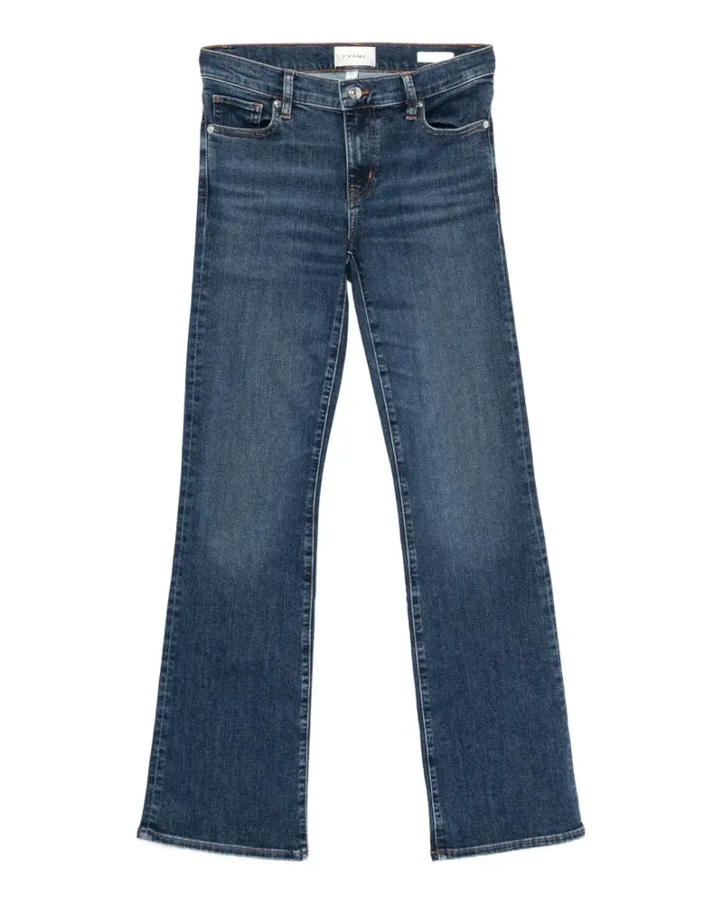 Frame Denim The Rodeo washed flared denim jeans - Blau Blau