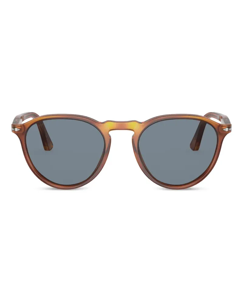 Persol Sonnenbrille mit rundem Gestell - Braun Braun