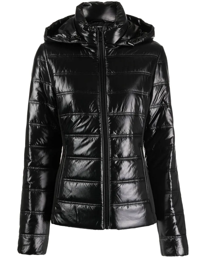 Calvin Klein Daunenjacke mit glänzendem Finish Schwarz