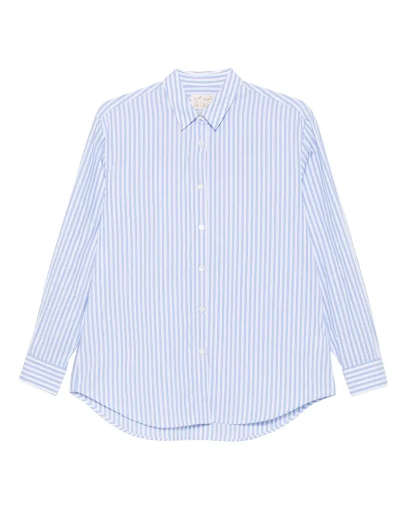MC2 Saint Barth x Peanuts Brigitte Embry striped shirt - Blau Blau