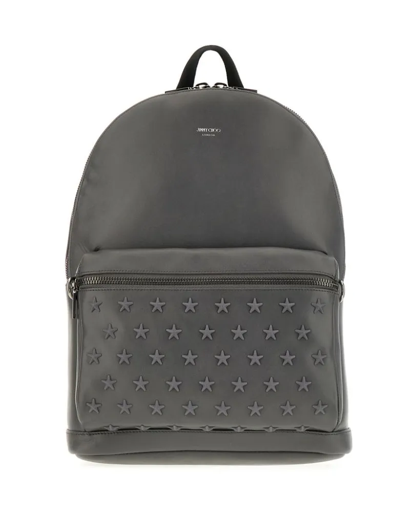 Jimmy Choo Rucksack mit Sternmotiv - Grau Grau