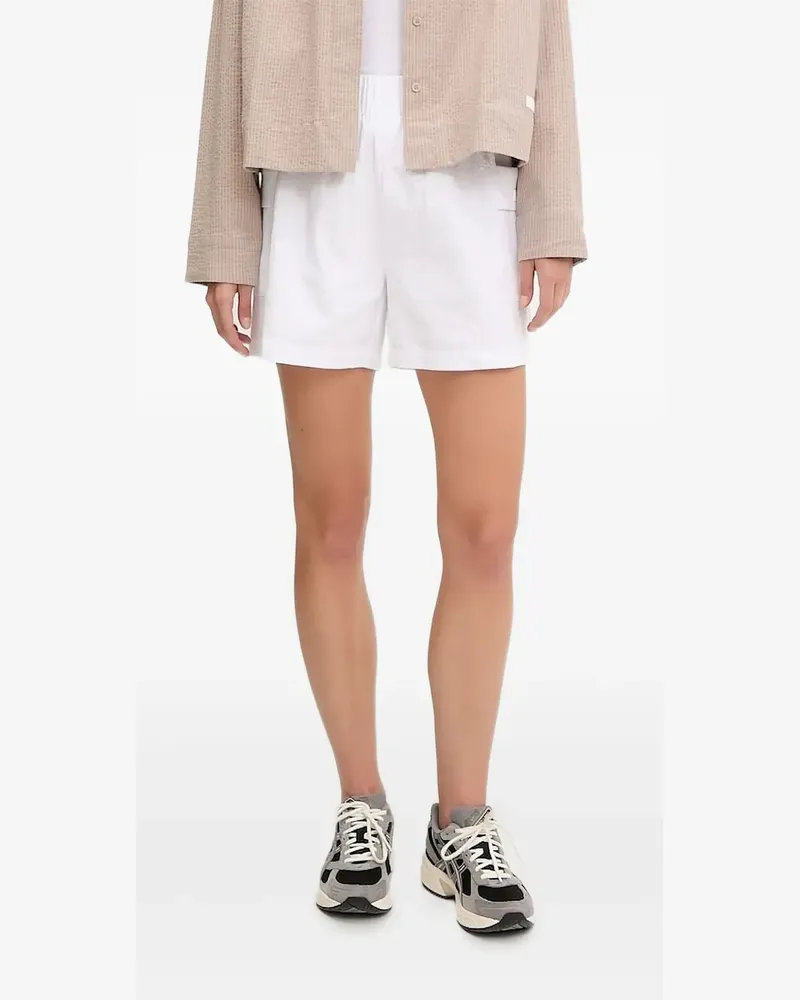 EA7 Shorts aus Baumwollgemisch - Weiß Weiß