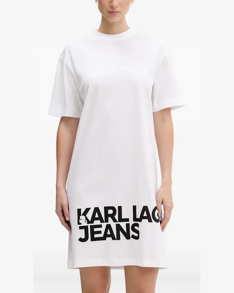 Karl Lagerfeld Klassisches Minikleid - Weiß Weiß