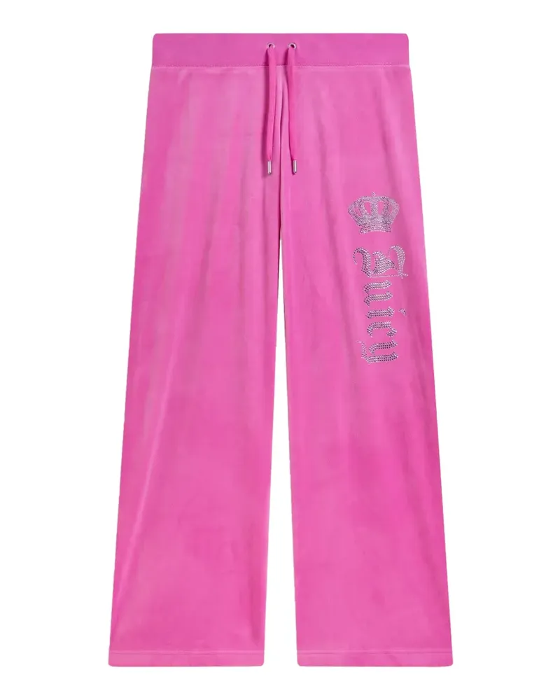 Juicy Couture logo-detail track pants - Rosa Rosa