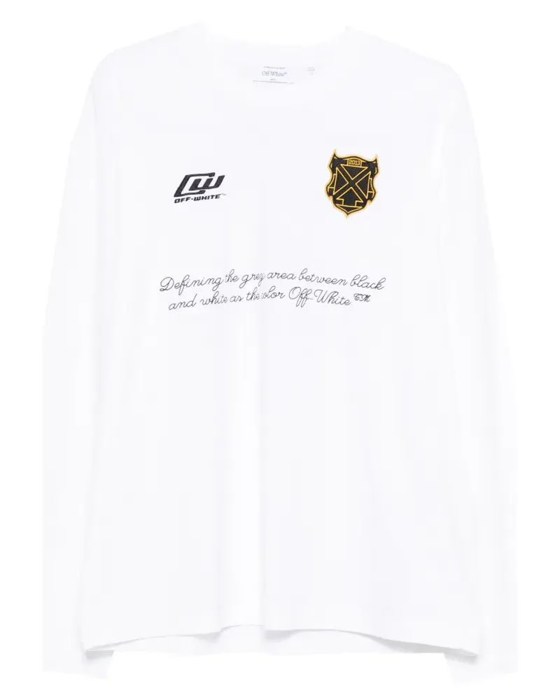 OFF-WHITE logo graphic T-shirt - Weiß Weiß