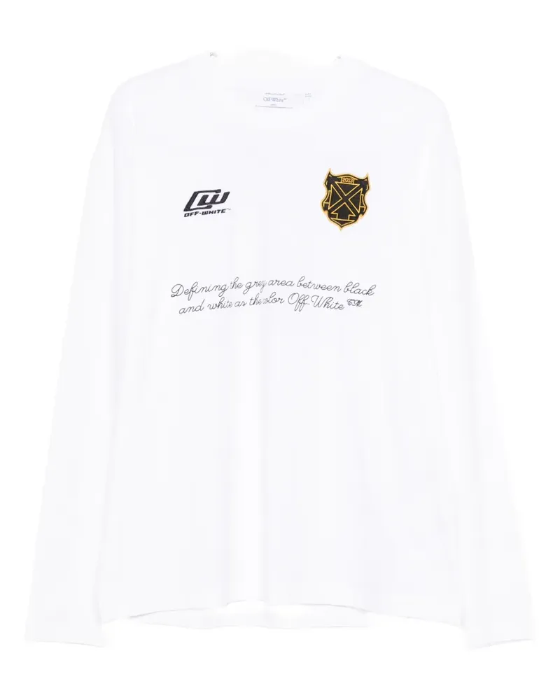 OFF-WHITE logo graphic T-shirt - Weiß Weiß