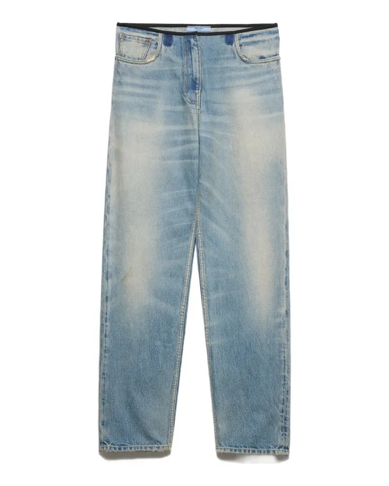 Prada Ausgeblichene Jeans - Blau Blau