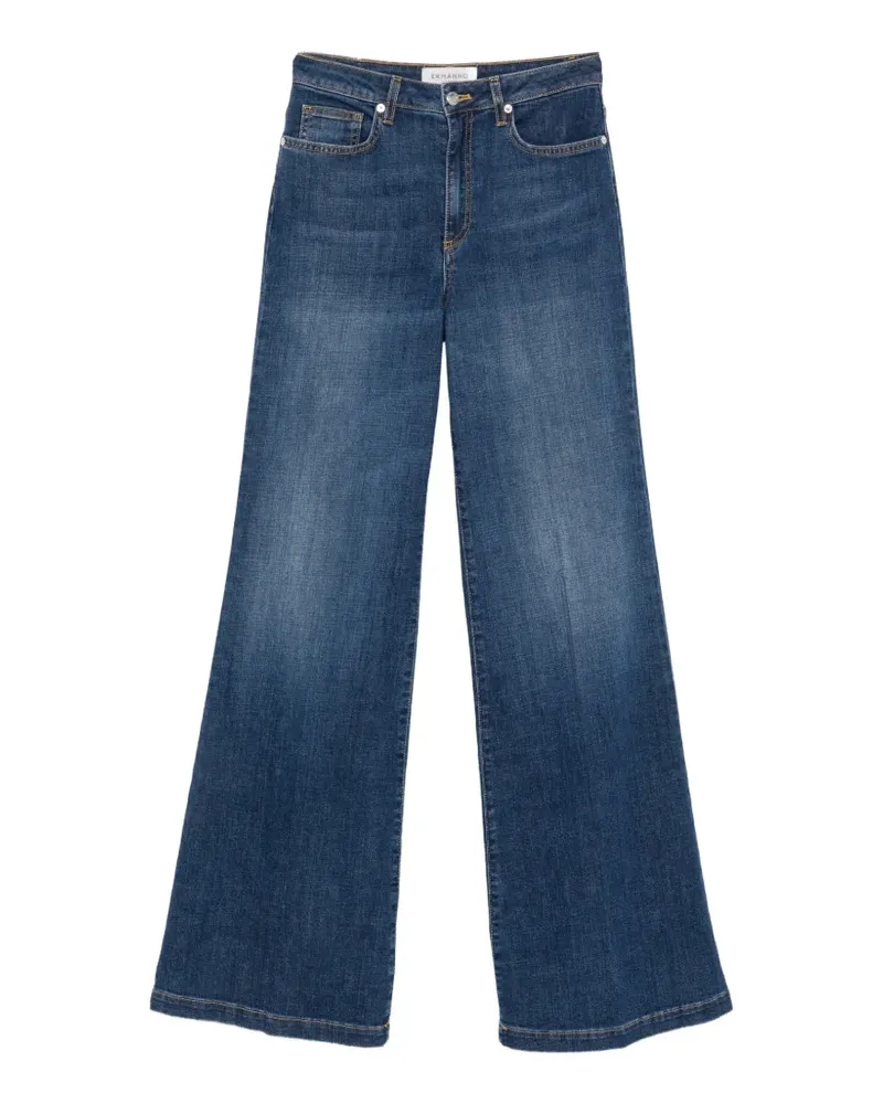 Ermanno Scervino Jeans mit weitem Bein - Blau Blau