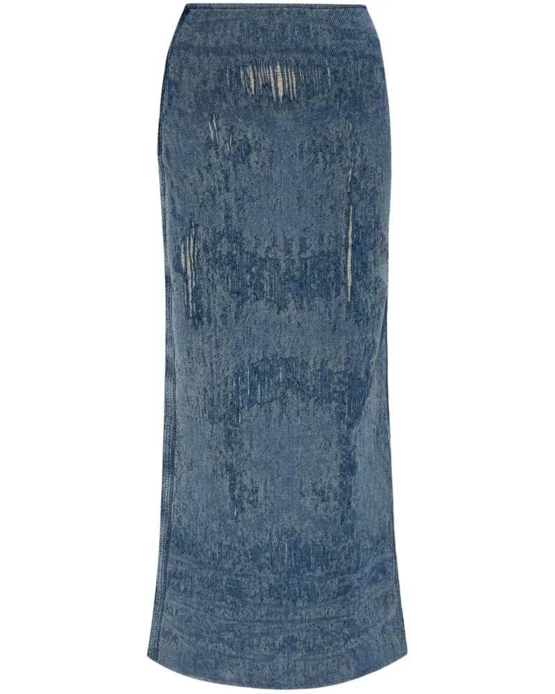 Diesel De-Megan Jeansrock - Blau Blau