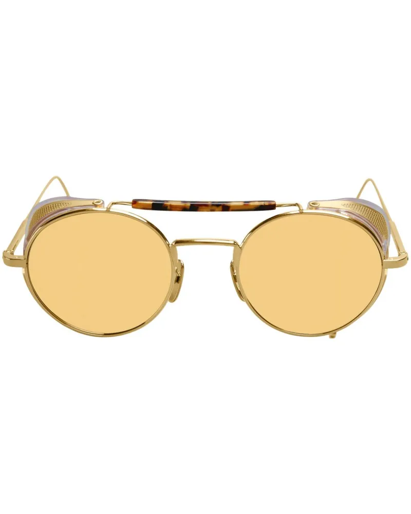 Thom Browne 20th Anniversary Edition Runde Sonnenbrille - Gold Gold